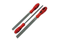 Набір рашпілей 3шт. з ручкою 200мм HT-3704 ТМ INTERTOOL Solmir
