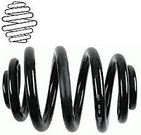 Пружина задня Ланос Сенс EuroEX (Єврокс) Посилена, фото 1