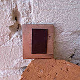 Бронзова іконка в машину 5x5.5 см Свята Трійця на магниті, фото 5