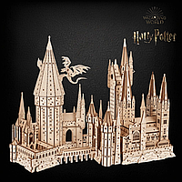 Дерев'яний 3D конструктор Замок Гоґвортс™ Гаррі Поттер™ Ugears, 340 деталей