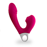 Вакуумний подвійний вібратор V-Sucker2, фото 2