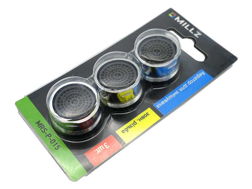 Аератор зовн. різьба м24 MILLZ MRS-P-015 (компл. 3шт) 500 компл/ящ