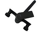 Змішувач для кухонної мийки AIM настінний чорний матовий DG01152 (matte black), фото 5