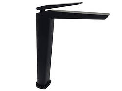 Змішувач для умивальника AIM подовжений корпус чорний матовий DG08911 (matte black)