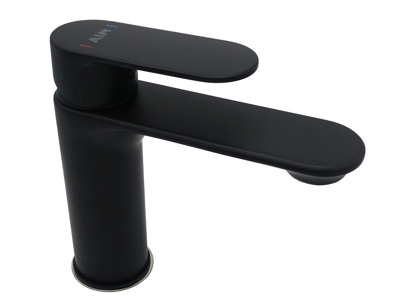 Змішувач для умивальника латунь AIM чорний матовий DG01210 (matte black)