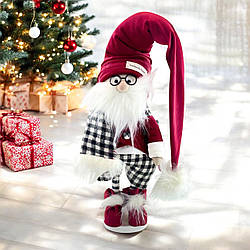 Скандинавський гном новорічний ельф червоний 60см 551-09В