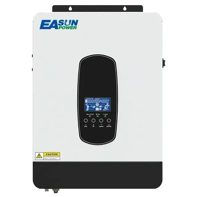 Гібридний інвертор EASUN Power 7KVA/6200W 48V ISolar-SMH-II-7K White, фото 1