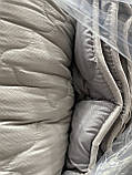 Ковдра зима-літо 4 сезони Розмір двуспальной 155х210 ОДА на кнопках стеганное 3 в 1, Колір - Сірий, фото 2