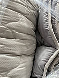 Ковдра зима-літо 4 сезони Розмір двуспальной 155х210 ОДА на кнопках стеганное 3 в 1, Колір - Сірий, фото 3