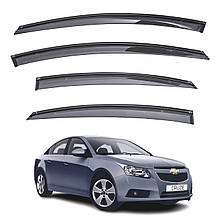 Дефлектори вікон / вітровики Chevrolet CRUZE 2010-2016 седан (TAN)