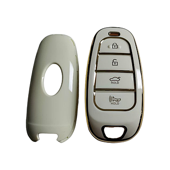 Чохол для ключа HYUNDAI зі золотою рамкою