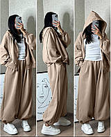 Женский спортивный костюм на флисе Оверсайз Арт. 154