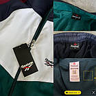 Спортивний костюм чоловічий на блискавці Reebok рібок без капюшона зелений зі вставками для хлопця, фото 8