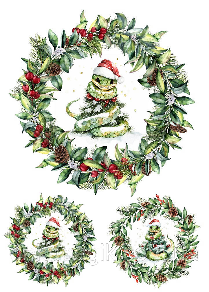 Декупажна карта 21х30 см, DC SN- 015, фото 1