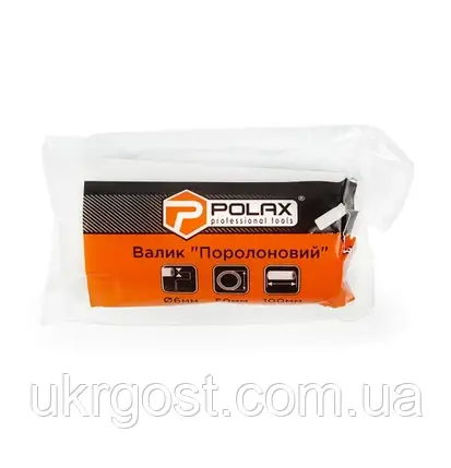 Валик для фарбування Поролоновий 6x50x100 мм POLAX (1-05), фото 3