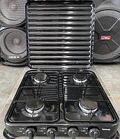 Стаціонарна газова плита Rainberg RB-2227 під балонний газ, настільна компактна газова плита