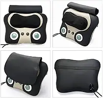 Роликова масажна подушка Massage Pillow 12 роликів із підігрівом і магнітотерапією + пульт