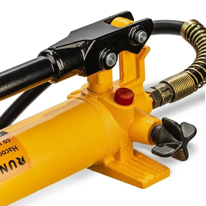 Насос гідравлічний із шлангом RUNTEC RT-HP10 (10 т, 600 бар), фото 1