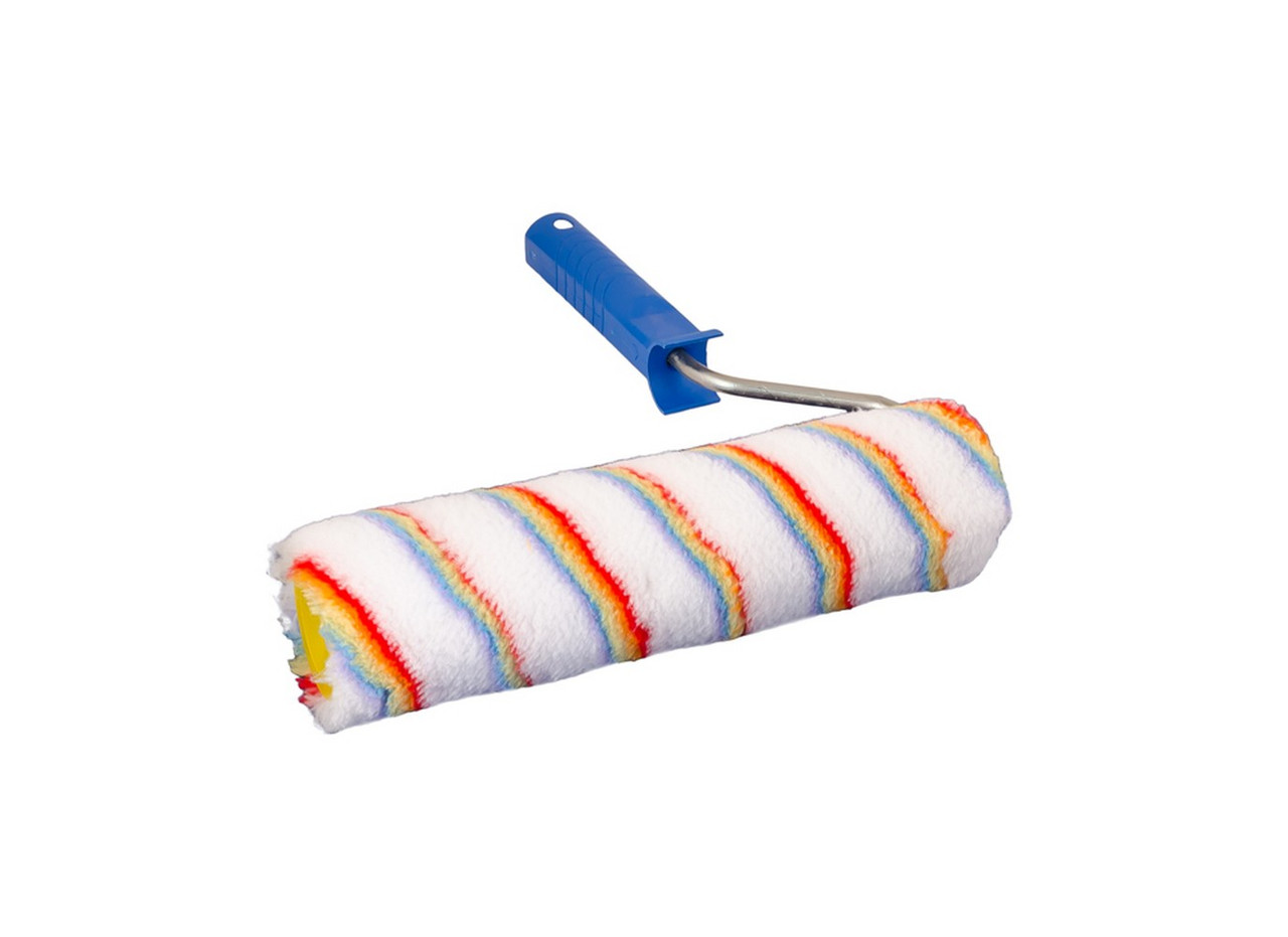 Валик малярний MASTERTOOL Elitacolor 48/250/11 мм Ø 8 мм із ручкою 92-5804-P, фото 1