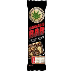 Батончик-мюслі "Cannabis Bar" з волоським горіхом + насіння канабісу 40 г