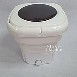 Портативна пральна машина 18л 50Вт Folding Washing Machine -WM-2690-White., фото 6