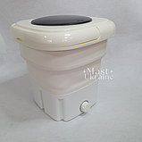 Портативна пральна машина 18л 50Вт Folding Washing Machine -WM-2690-White., фото 7