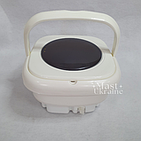 Пральна машина міні складна портативна 18 л 50Вт Folding Washing Machine, електрична пралка з віджимом, WM-2690-White, фото 10