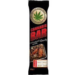 Батончик-мюслі "Cannabis Bar" з мигдалем + насіння канабісу 40 г