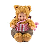 Anne Geddes Лялька «Маленький Медвежонок» з сумкою і наліпками, 23 см (21071AG), фото 2