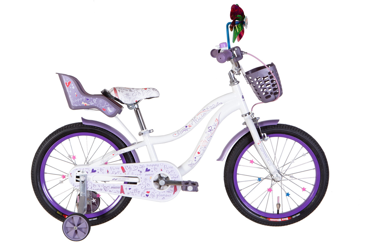 Дитячий велосипед 18" Formula ST ALICIA BH на зріст 110-125 см білий
