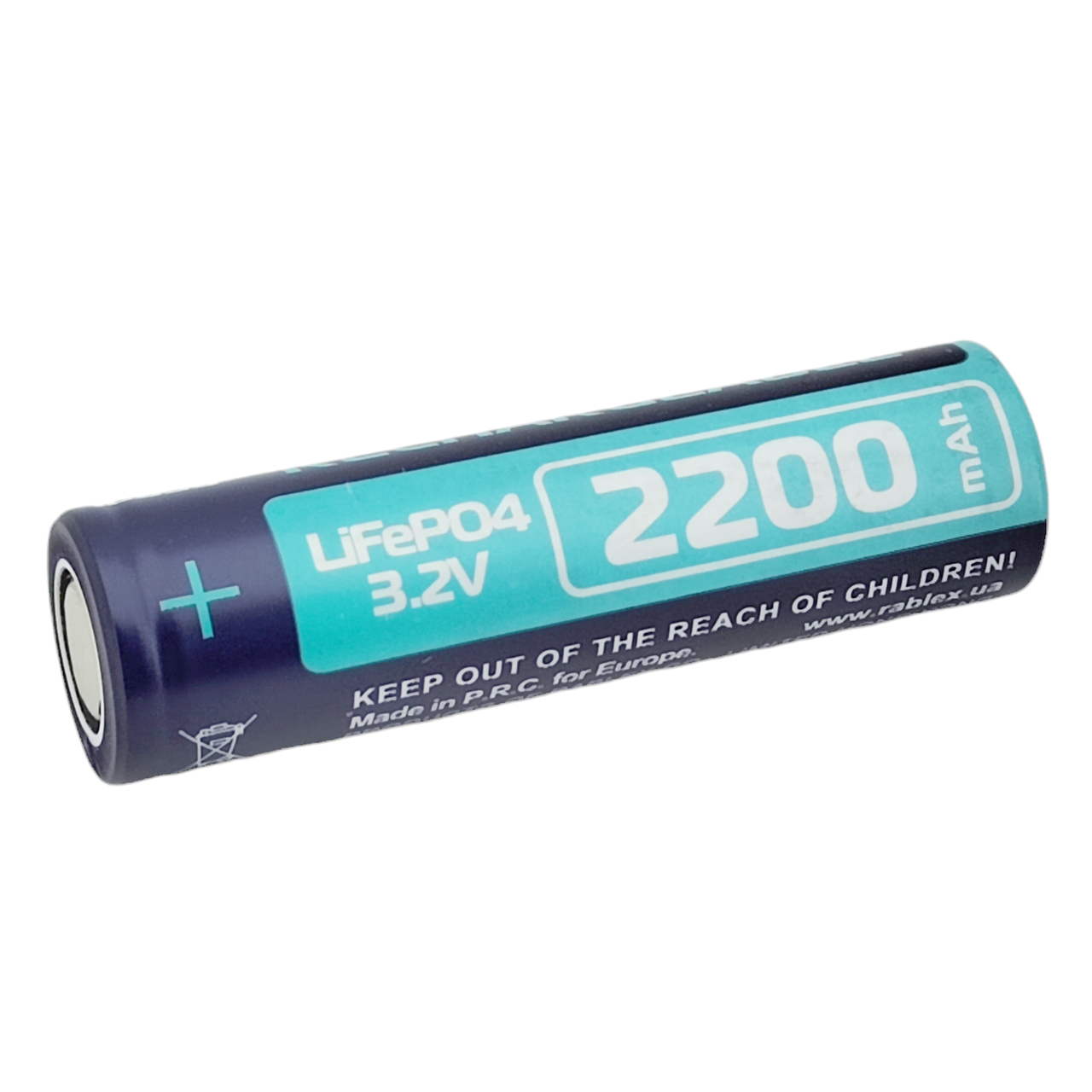 Акумулятор 18650 LiFePo Rablex 2200 mA/h 3.2V