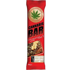 Батончик-мюслі "Cannabis Bar" з горіхами + насіння канабісу 40 г