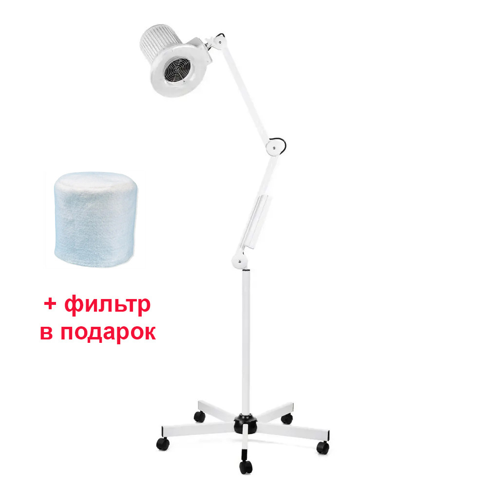 Професійна пересувна витяжка для педикюру Dustwell Air Dust + струбцина, 50 Вт, фото 1