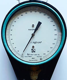Манометр зразковий МО 11203 (1,6;  16; 100; 250 кгс/см²) 10МПа, 25 МПа, 250 Бар