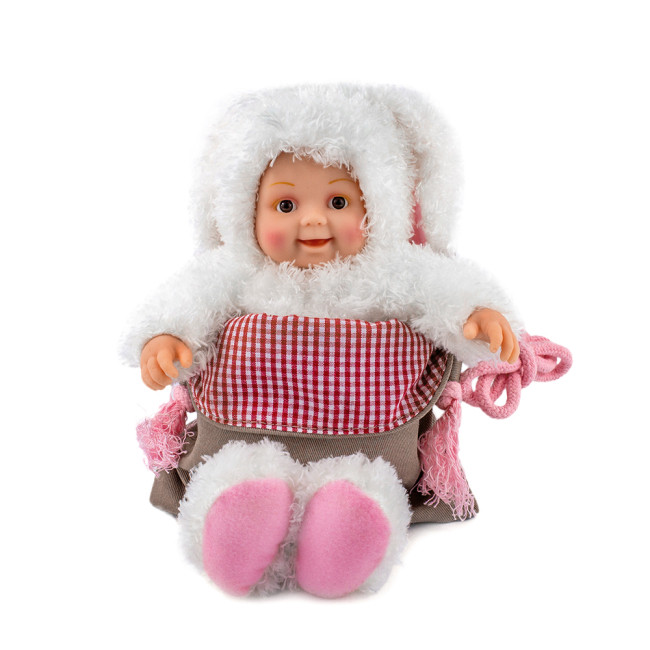Anne Geddes Лялька «Маленький Зайчонок» з сумочкою та стікерами, 23 см (21072), фото 1