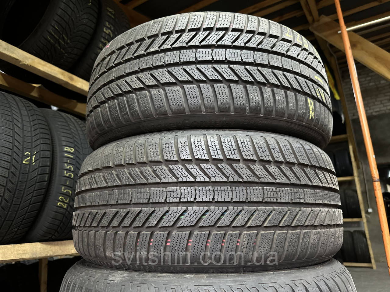 Як нова!! Зимова пара 225/40R18 92V Continental TS870P 2021, фото 1