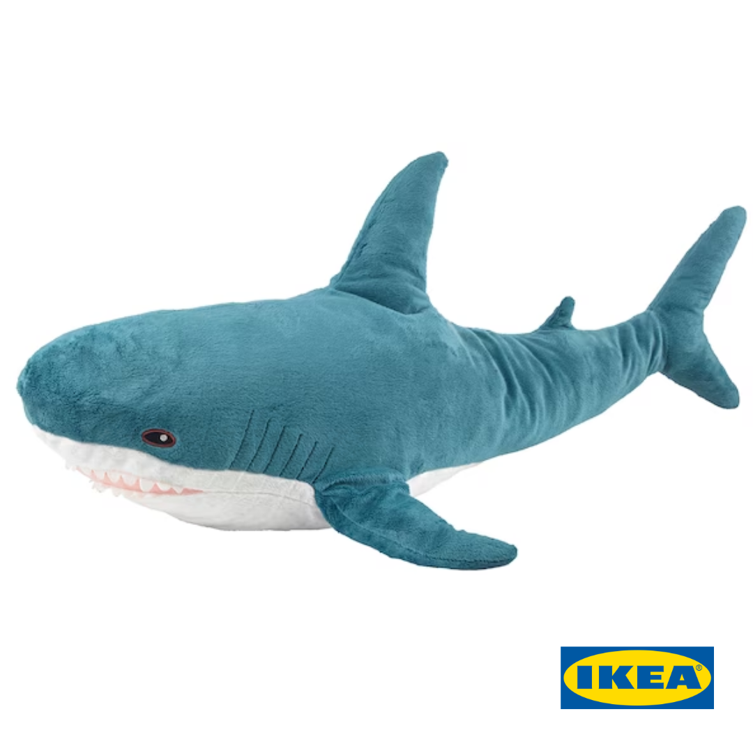 М'яка іграшка IKEA BLAHAJ 100 см Велика Акула 303.735.88