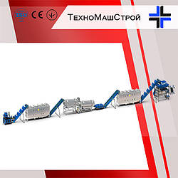 Лінія для виробництва корму для риб, кішок та собак на базі екструдера "ЕШК"