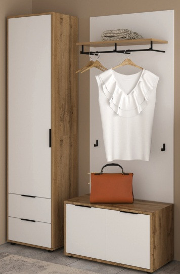 Передпокій Нітро білий Сокме к-т №2, фото 1