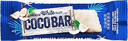 Батончик кокосовий "Coco Bar" у білій кондитерській глазурі 40 г