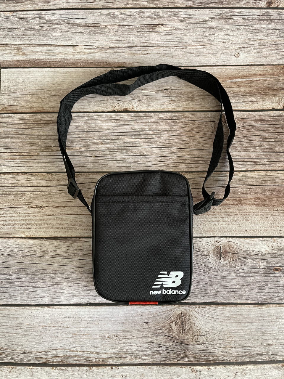 Сумка на пелече New Balance нью баланс барсетка чорна маленька