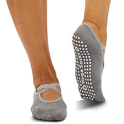 Шкарпетки для йоги із закритими пальцями нековзні SP-Sport 1077-1 розмір 36-41 Grey