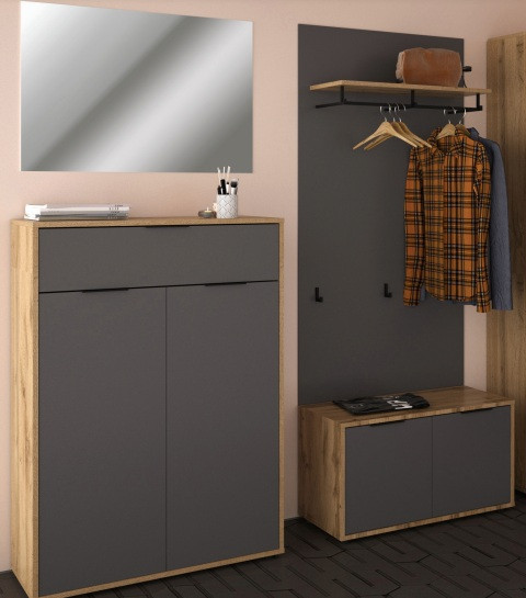 Передпокій Нітро сірий Сокме к-т №3, фото 1