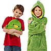 Дитяча толстовка плед 3в1 з капюшоном та рукавами Huggle Pets Hoodie, Зелена / Флісове худi дитяче, фото 2