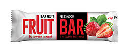Батончик-мюслі "Fruit Bar" з ягодами полуниці 25 г