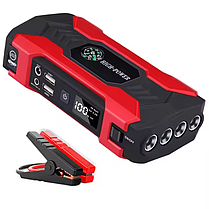 Пускозарядний пристрій з компресором для автомобіля JUMPSTARTER 99800 mAh (1000/1500A) у кейсі, фото 5
