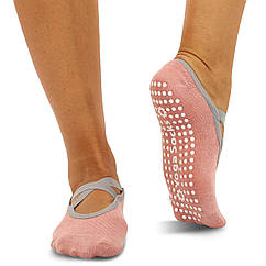 Шкарпетки для йоги із закритими пальцями нековзні SP-Sport 1077-1 розмір 36-41 Pink