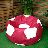 Крісло мішок футбольний м'яч 130 см, Безкаркасне крісло дорослому М'які крісла-мішки, М'ячі великі, фото 4