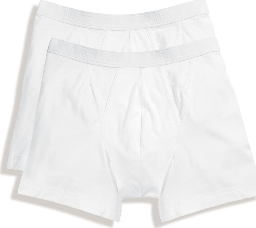 Труси Fruit of the Loom Classic Boxer (2 Pack) (Білий L)