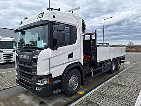 Бортовий SCANIA G 420 B6X2*4 NB з КМУ Palfinger PK 24.001 SLD5